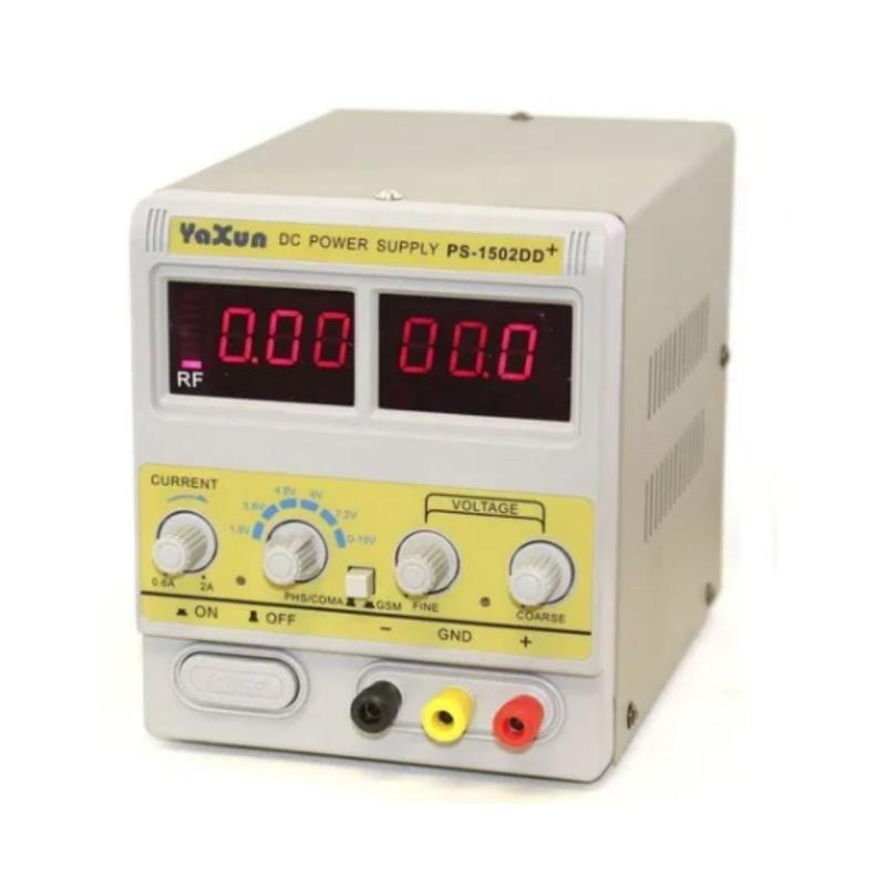 Fonte Bancada Assimétrica Digital Yaxun 1502DD+ 0-15V 2A - Fonte